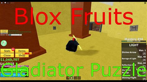 Click on the Redeem button to get your free prize. . How to free the gladiators in blox fruit